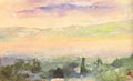 John Lafarge Sunrise In Fog Over Kyoto A4 Photo Print