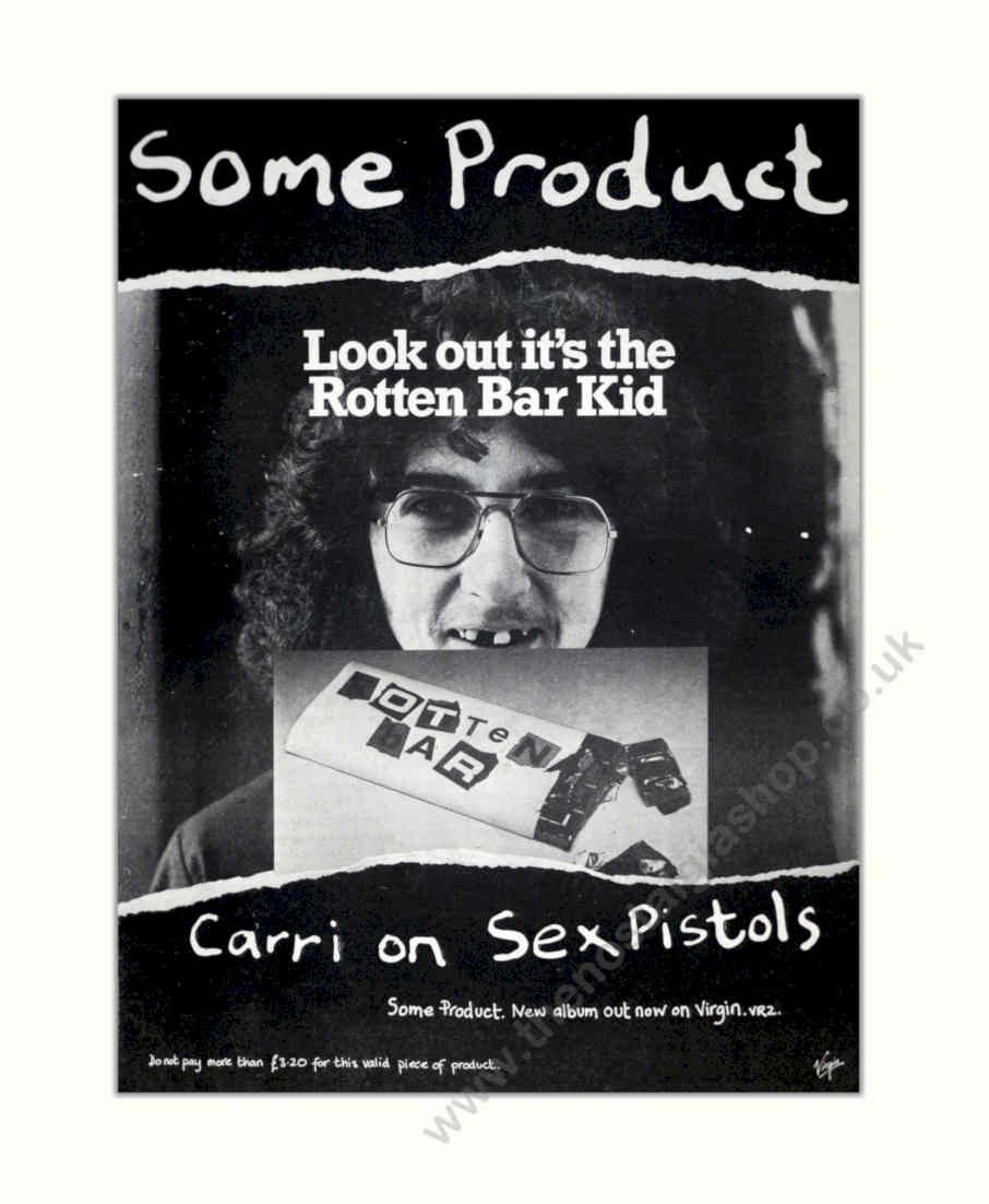 John Lydon Some Vintage Retro Advert Poster A4 Photo Print