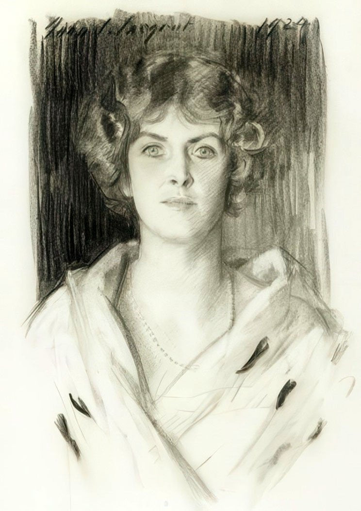 John Singer Sargent portrait of lady cynthia blanche mosley nee curzon 2025 2 A4 Photo Print