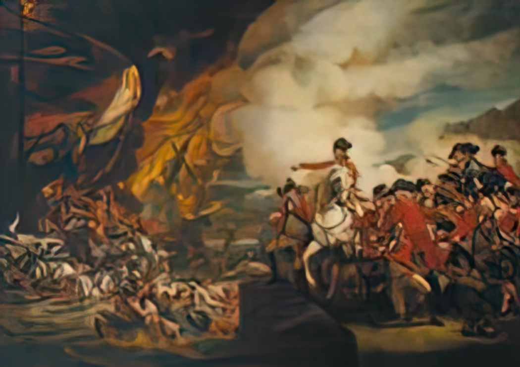 John Singleton Copley the siege and relief of gibraltar 1783 Art A4 Photo Print