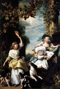 John Singleton Copley the three youngest daughters of george iii 1785 Art A4 Photo Print