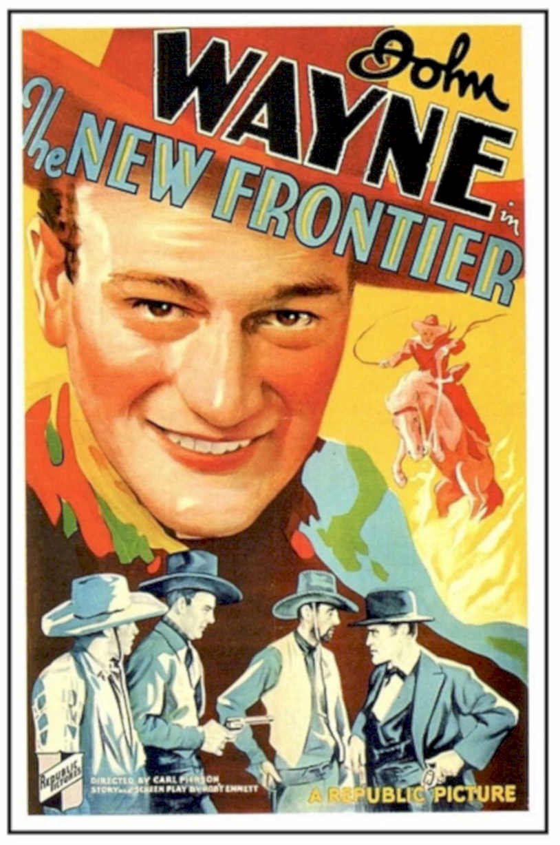 John Wayne Frontier Vintage Retro Advert Poster A4 Photo Print