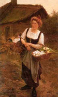 John White Alexander La Fille De Ferme A4 Photo Print