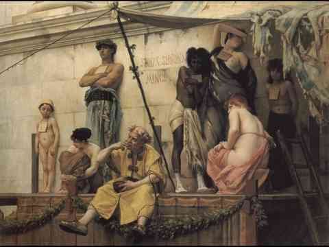 John White Alexander The Slave Market A4 Photo Print