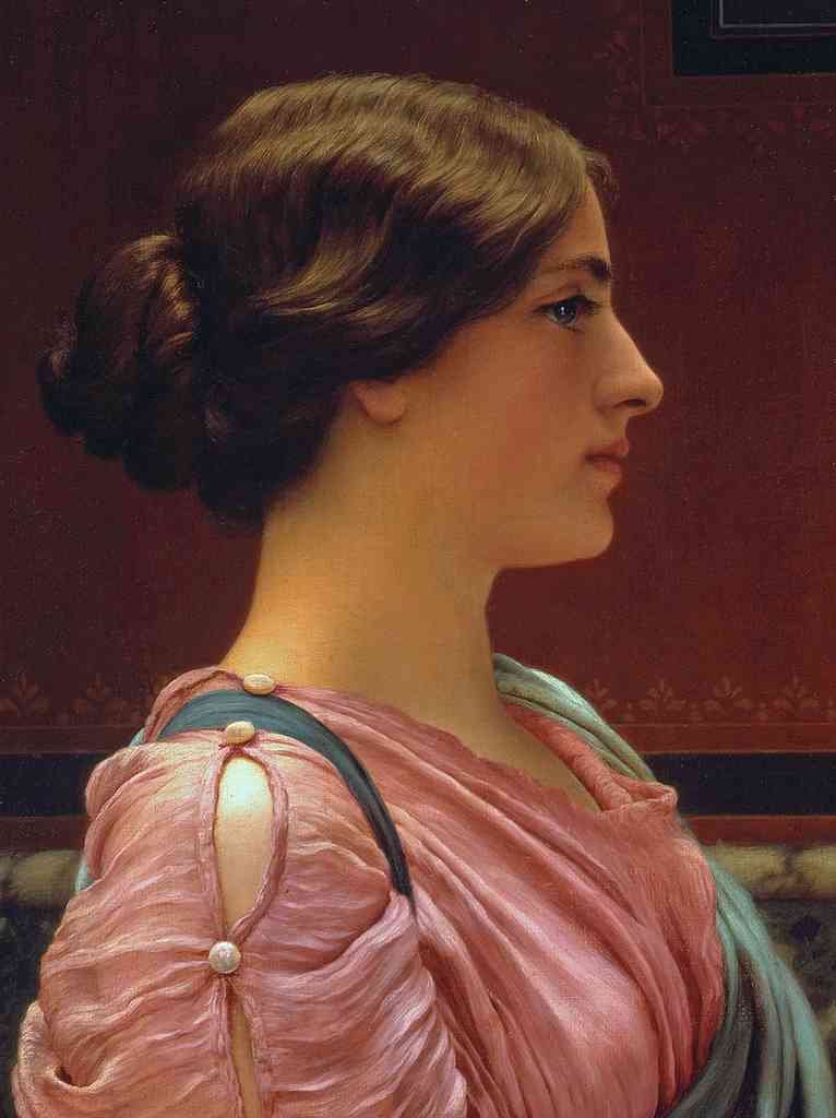 John William Godward A Classical Beauty 2 Vintage Illustration A4 Photo Print