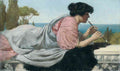 John William Godward A Melody Oil Sketch Vintage Illustration A4 Photo Print