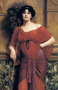John William Godward A Roman Matron 1905 Vintage Illustration A4 Photo Print