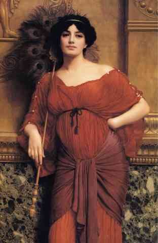 John William Godward A Roman Matron 1905 A4 Photo Print