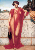 John William Godward Athenais 1908 cropped A4 Photo Print