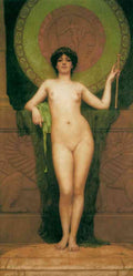 John William Godward Campaspe 1896 Vintage Illustration A4 Photo Print