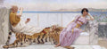 John William Godward Eighty and Eighteen Vintage Illustration A4 Photo Print