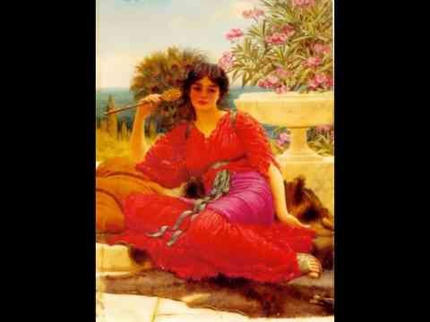 John William Godward Flabellifera Study 1905 A4 Photo Print