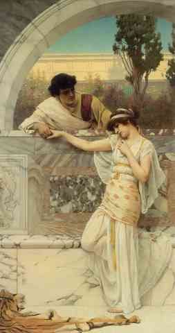 John William Godward Godward Yes Or No A4 Photo Print