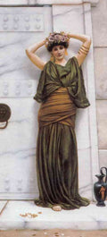 John William Godward Ianthe 1889 Vintage Illustration A4 Photo Print