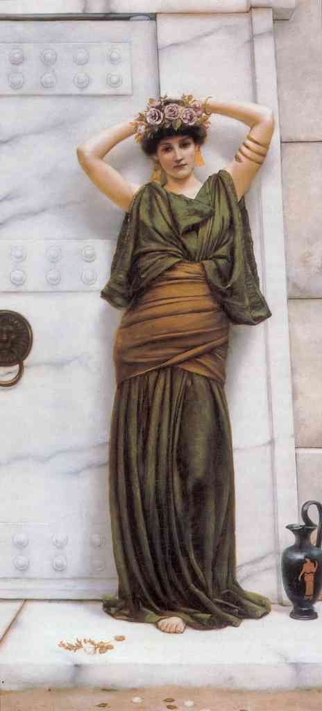 John William Godward Ianthe 1889 Vintage Illustration A4 Photo Print