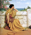 John William Godward Leisure Hours 1905 Vintage Illustration A4 Photo Print