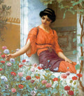 John William Godward Summer Flowers 1903 Vintage Illustration A4 Photo Print