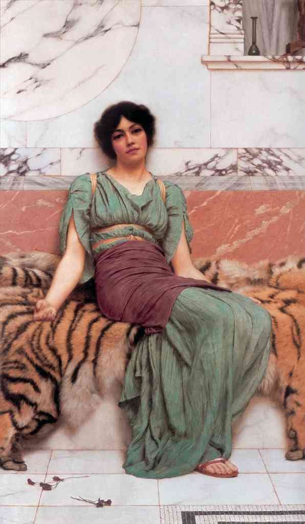 John William Godward Sweet Dreams 1901 Vintage Illustration A4 Photo Print