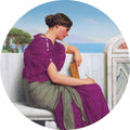John William Godward The Answer 1917 Vintage Illustration A4 Photo Print