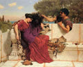 John William Godward The Old Old Story A4 Photo Print
