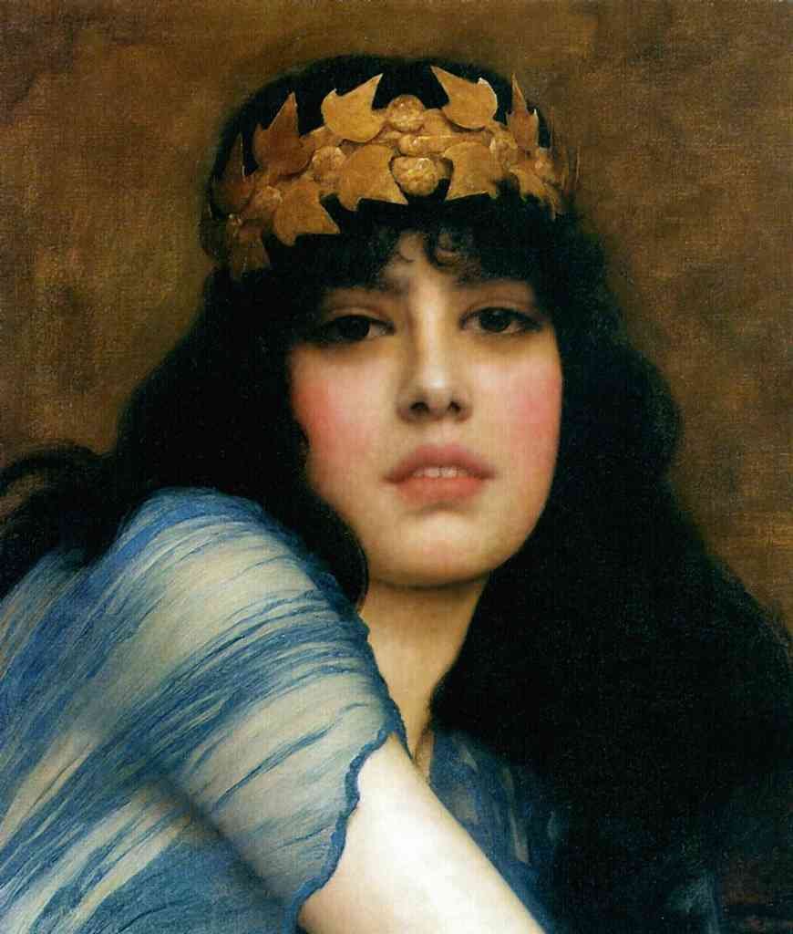 John William Godward The Priestess 1896 Vintage Illustration A4 Photo Print
