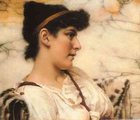 John William Godward The Siesta A4 Photo Print