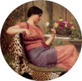 John William Godward The Time of Roses 1916 Vintage Illustration A4 Photo Print