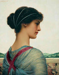John William Godward Unknown 6 Vintage Illustration A4 Photo Print