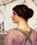 John William Godward a grecian lovely 1909 Art A4 Photo Print
