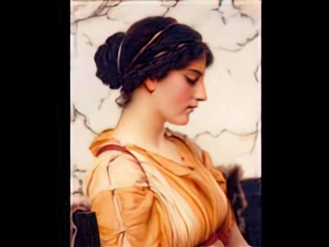 John William Godward sabinella 1912 Art A4 Photo Print