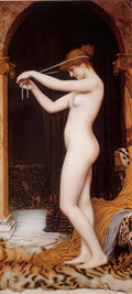 John William Godward venus binding her hair 1897 Art A4 Photo Print