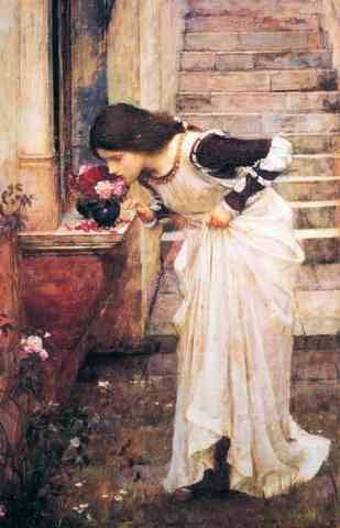 John William Waterhouse At The Shrine A4 Photo Print