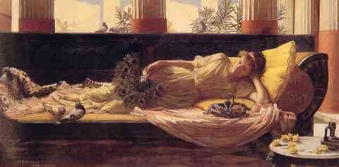 John William Waterhouse Dolce Far Niente A4 Photo Print