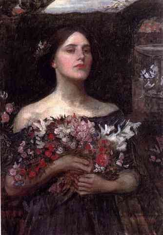 John William Waterhouse Gather Ye Rosebuds Study Jw A4 Photo Print