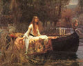 John William Waterhouse Lady Of Shalott A4 Photo Print