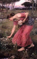 John William Waterhouse Narcissus Jw A4 Photo Print