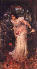 John William Waterhouse The Lady Of Shalott Study Jw A4 Photo Print
