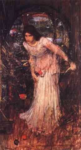 John William Waterhouse The Lady Of Shalott Study Jw A4 Photo Print