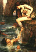 John William Waterhouse The Siren Cgfa A4 Photo Print