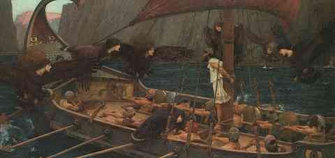 John William Waterhouse Ulysses And The Sirens Cgfa A4 Photo Print
