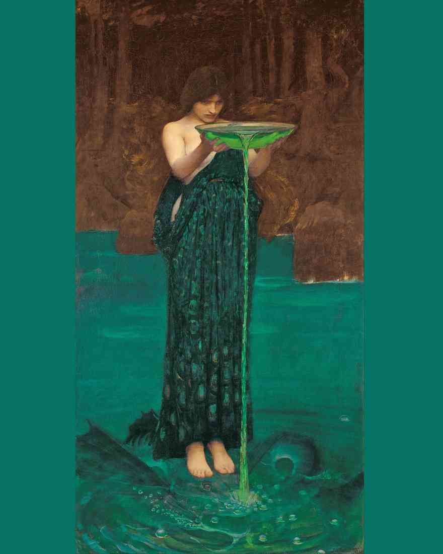 John William Waterhouse Waterhouse Circe Invidiosa long A4 Photo Print