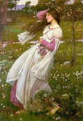 John William Waterhouse Windswept A4 Photo Print
