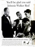 Johnnie Walker Red 2 2 Vintage Retro Advert Ads A4 Photo Print
