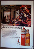 Johnnie Walker Red Vintage Retro Advert Ads A4 Photo Print