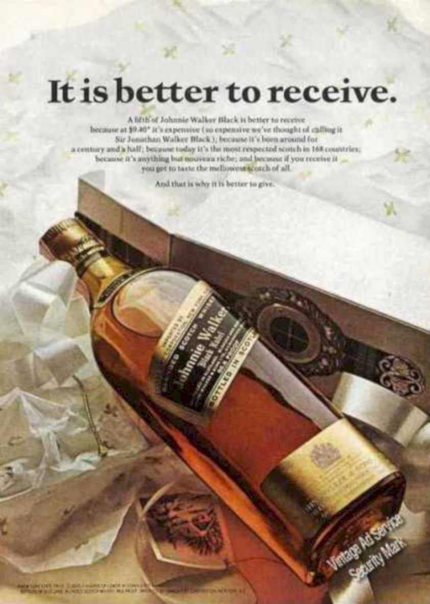 Johnnie Walker Scotch Vintage Retro Advert Ads A4 Photo Print