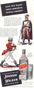 Johnnie Walker Warrior 2 Vintage Retro Advert Ads A4 Photo Print