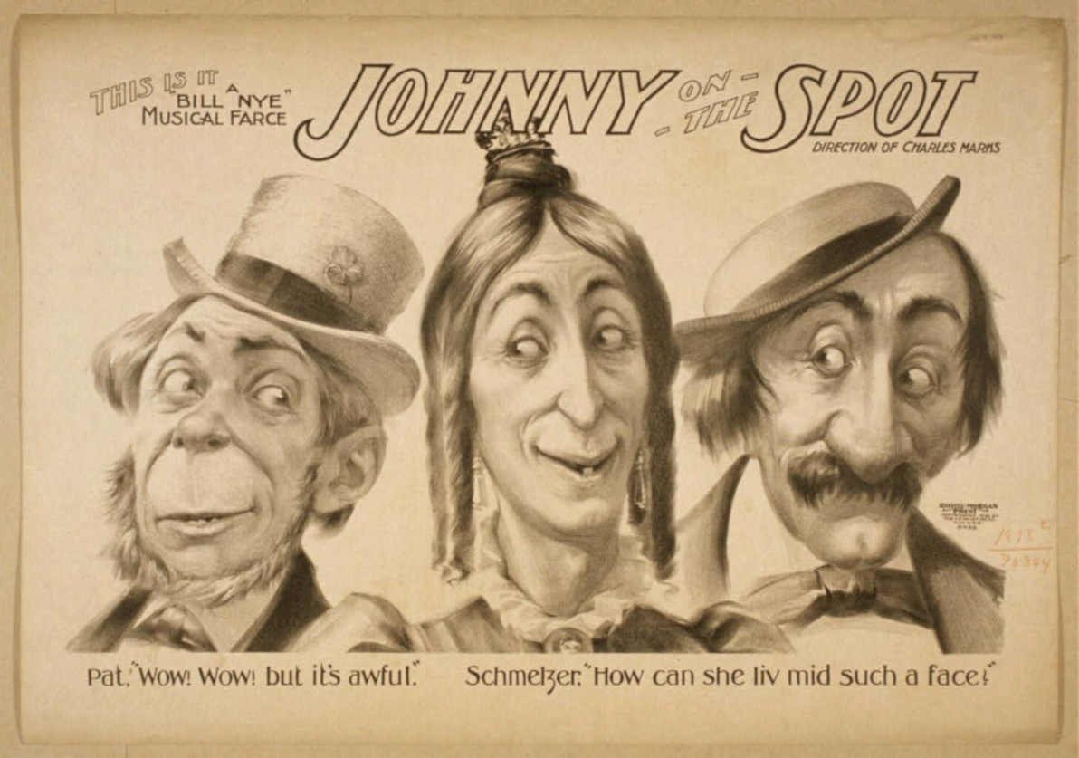 Johnny Spot Theater Vintage Retro Advert Poster A4 Photo Print