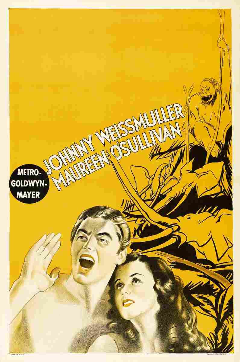 Johnny Weissmuller 1 film star poster A4 Photo Print