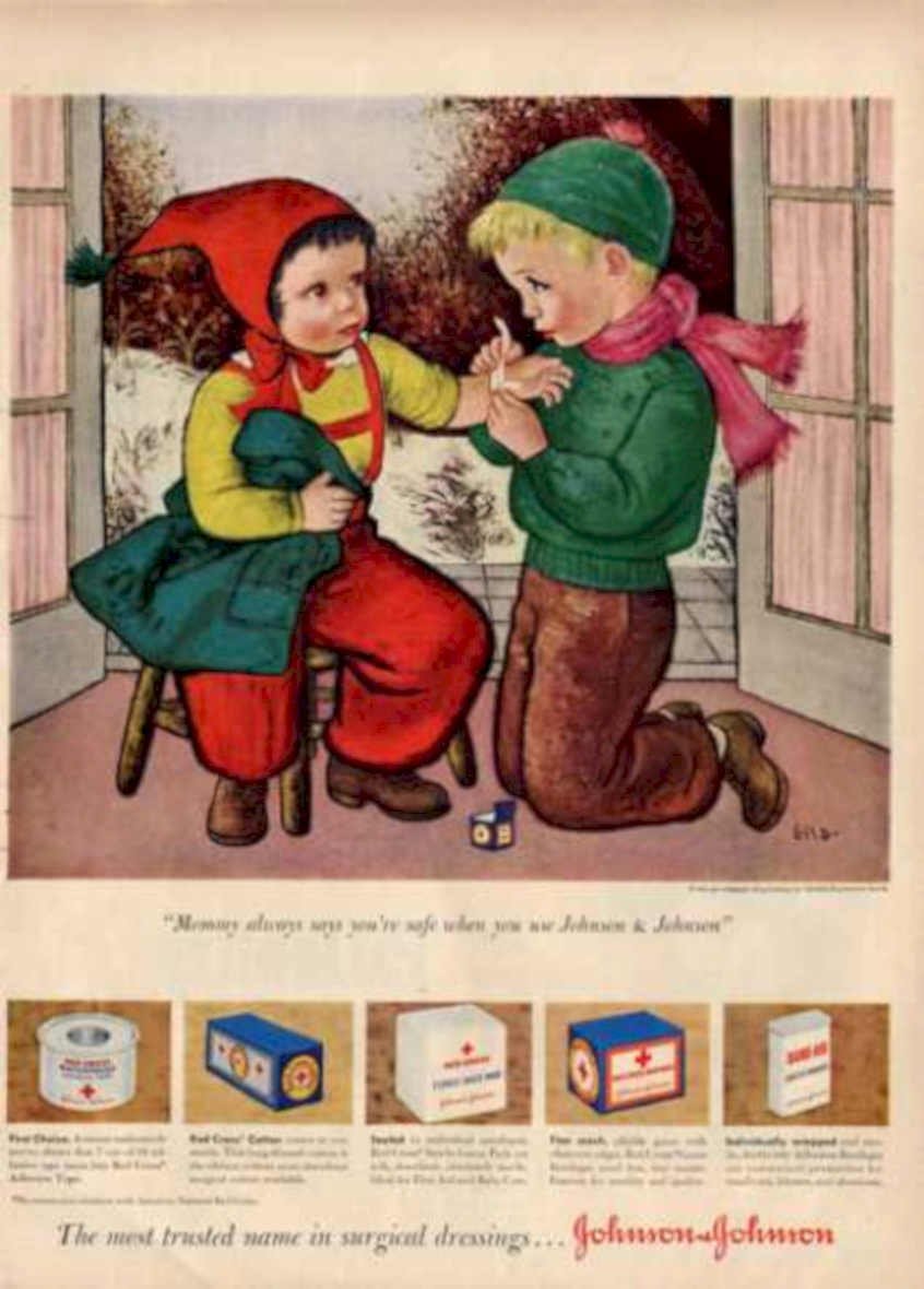 Johnson J First 1 Vintage Retro Advert Ads A4 Photo Print