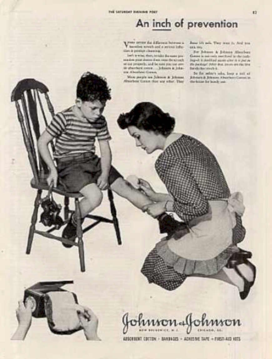 Johnson J First 2 Vintage Retro Advert Ads A4 Photo Print